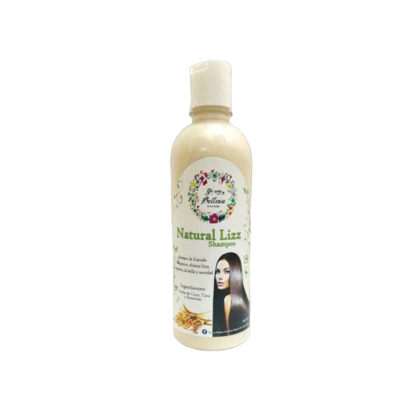 Shampoo Alaciador Natural Lizz 500 ml