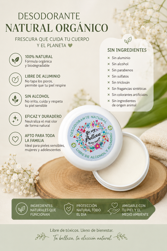 Desodorante en crema  Orgánico Unisex