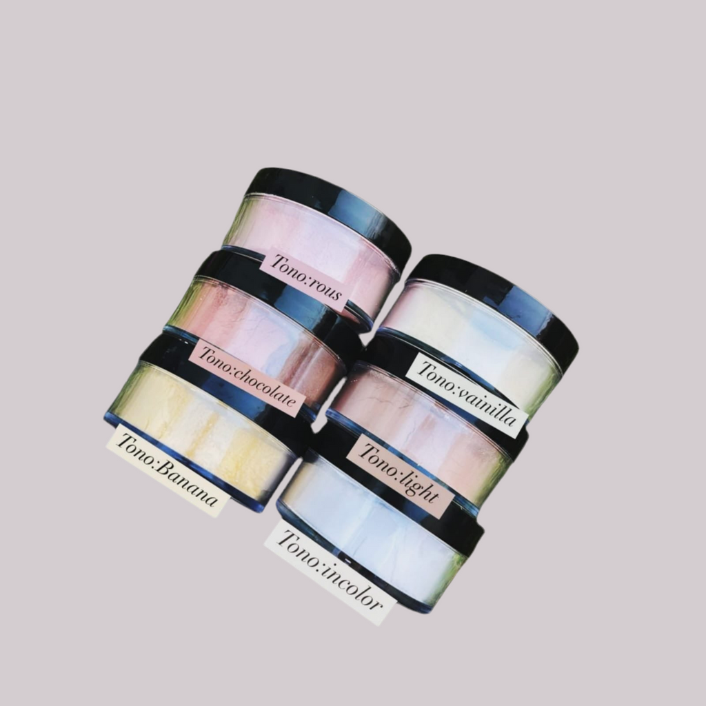 Kit of 6 assorted translucent mattifying powders