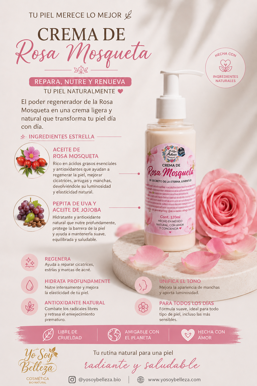 Crema de Rosa Mosqueta