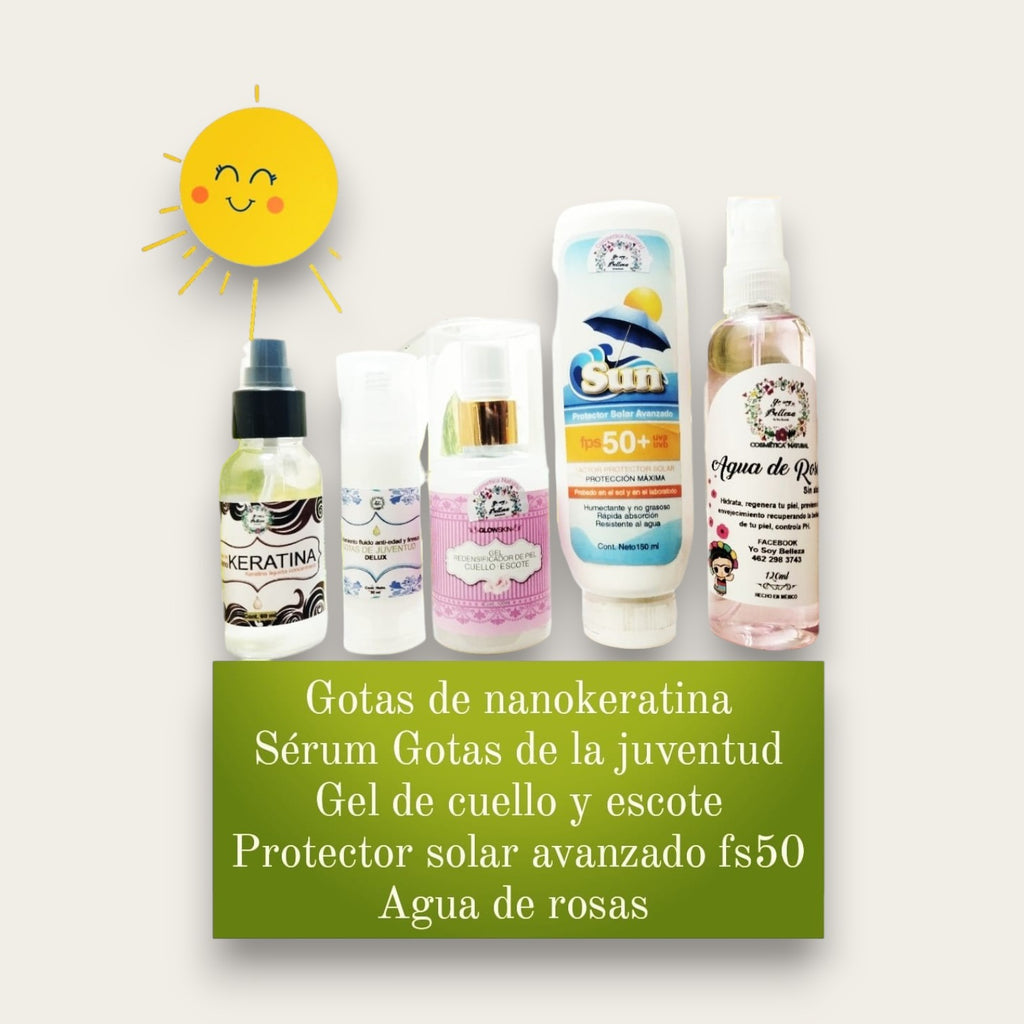 Super Kit de verano para la piel 5 piezas